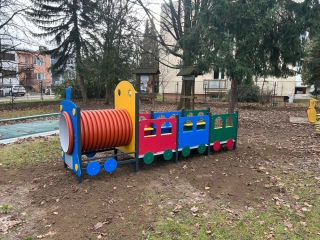 Vláček s tunelem a 3 vagóny